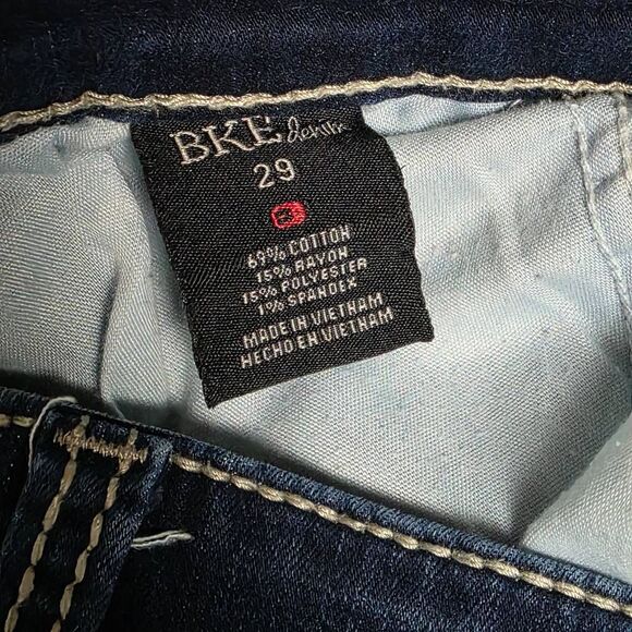BKE Denim Dakota Jeans 29R Straight Leg Stretch - Picture 6 of 9